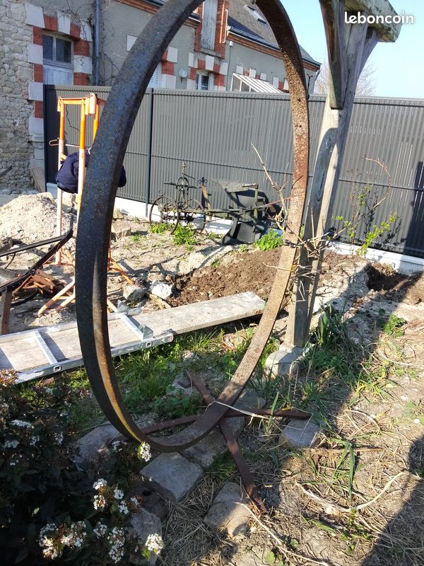 Cerclage roue de charette à rénover (image 5)