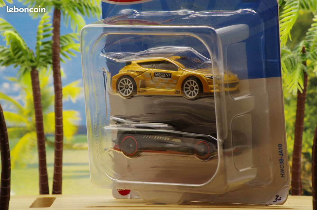 Hot Wheels Duo Pack Megane Renault et Gazella R 1.64 (image 3)