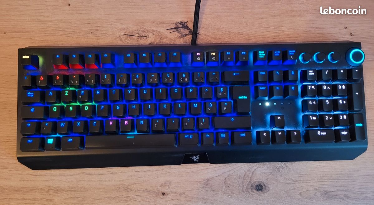 Clavier Mécanique Razer BlackWidow Elite - AZERTY Noir - Occasion
