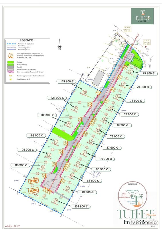 Terrain 400 m² Arvert (image 2)
