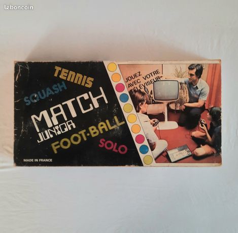 Console Pong Occitel 4 Sports - 1976 - Avec 2 Manettes Et Boîte - Vintage