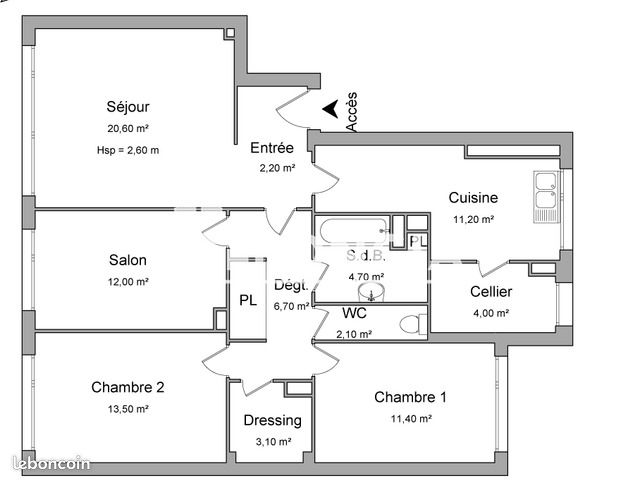 Appartement a louer saint-germain-en-laye - 4 pièce(s) - 91 m2 - Surfyn