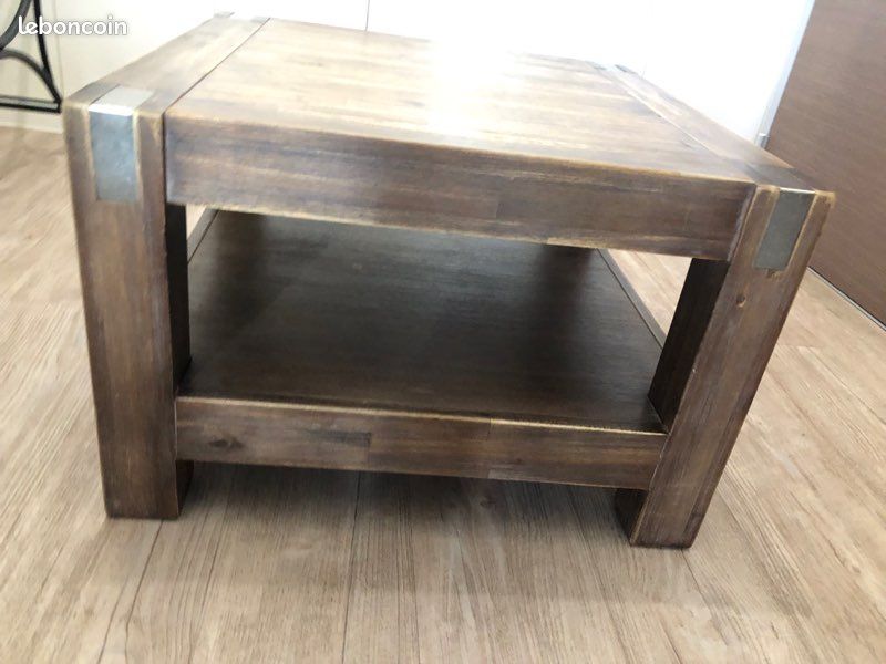 Table basse en bois d’acacia H&H (image 4)