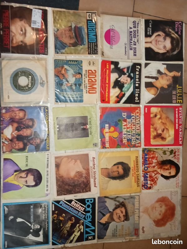 Gros lot vinyles 45 tours année 60-70-80 (image 3)