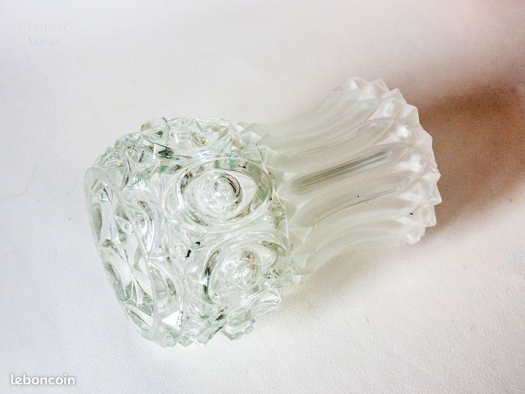 Lustre doré avec 4 abat-jours Plafonnier vintage des années 1970, style « Space Age » (image 15)