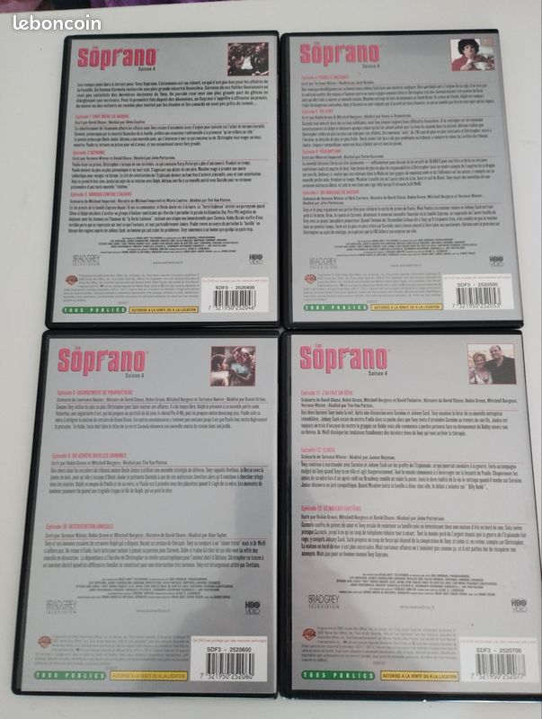 Coffret 4 DVD les soprano saison 4 (image 3)