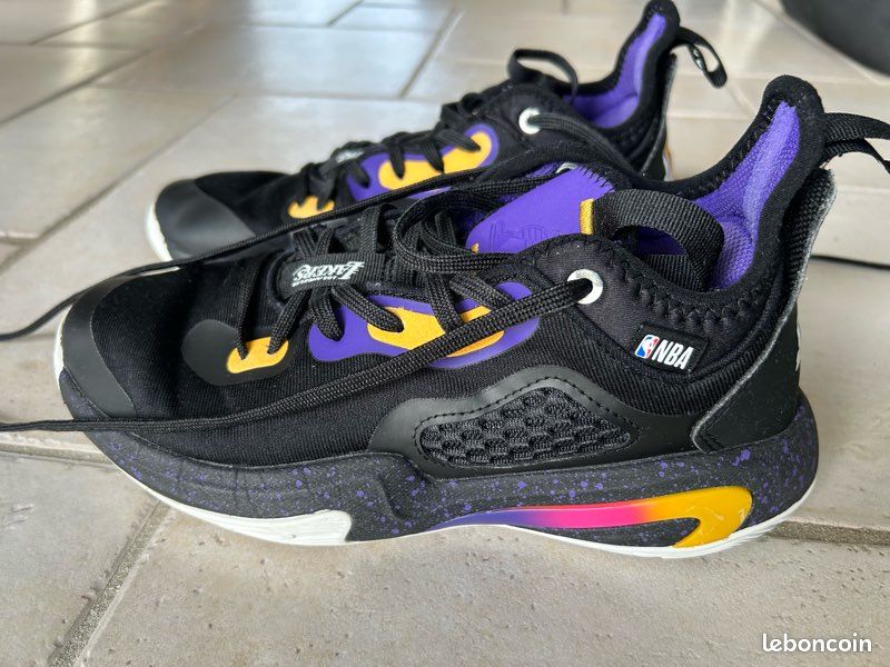 Chausson Sneakers Chausson Nba Lakers Chausson Bébé Tricot AJ1