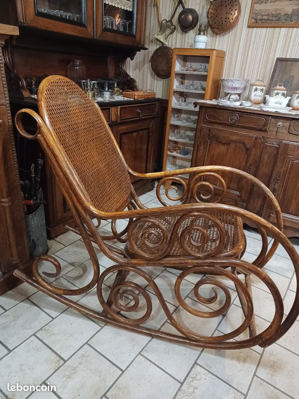 Fauteuil Rocking Chair Vintage (image 1)