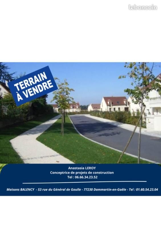 Terrain 445 m² · à Vémars · 205 000 €