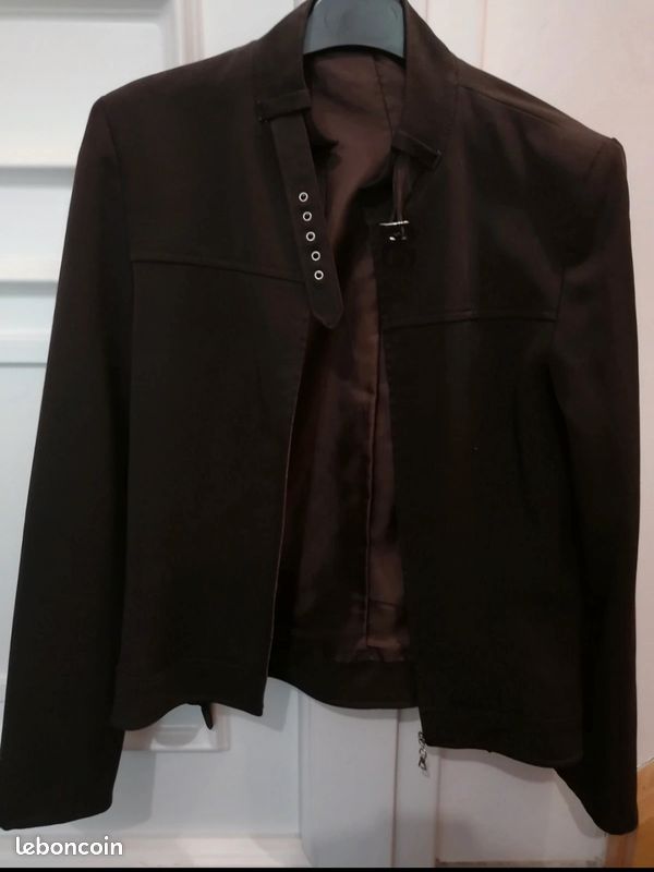 Jolie veste marron (image 2)