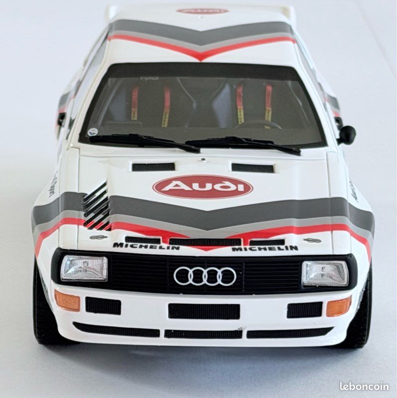 NEUF OttOmobile AUDI SPORT Quattro 1984 Pikes Peak 1er Mouton 1/18 Monté OT591 – Miniature 1:18 - Boîte + Surboîte - OT 591 Otto (image 6)