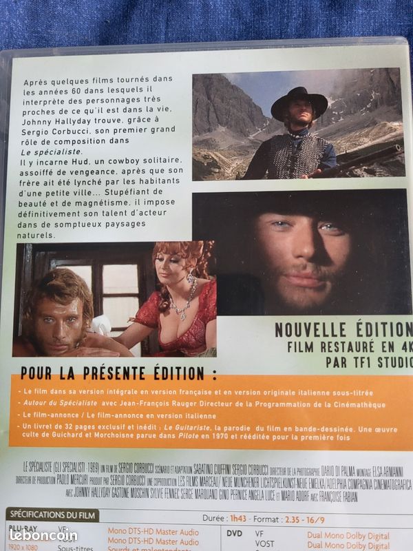 Coffret Blu ray + DVD + BD Le Spécialiste (Johnny Hallyday. Fourreau cartonné ) (image 8)