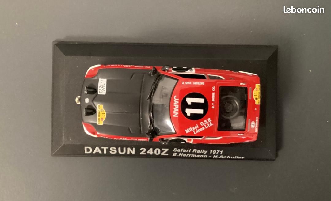 Miniature Datsun 240Z Safari 1971 - Ixo Altaya 1/43, Modèle Rallye - Neuf