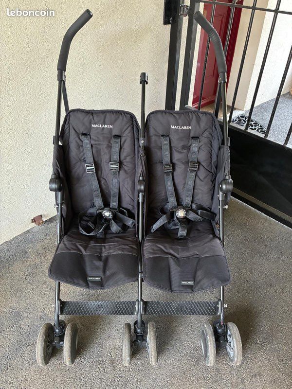 Poussette MacLaren TwinTechno + accessoires (image 1)