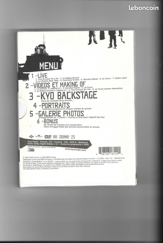 DVD KYO Musique (image 2)