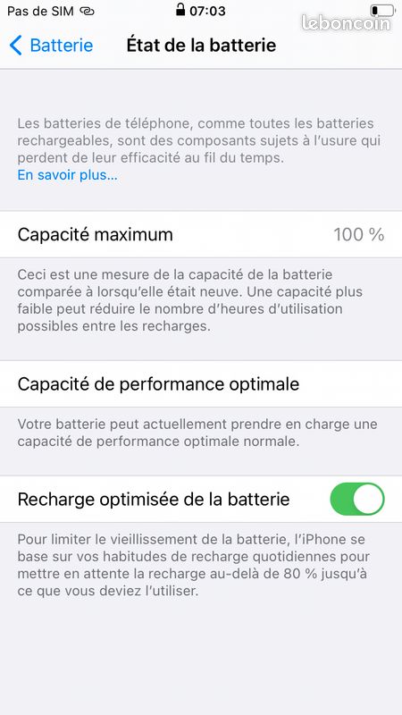 IPhone 8 rose 256Go (image 4)
