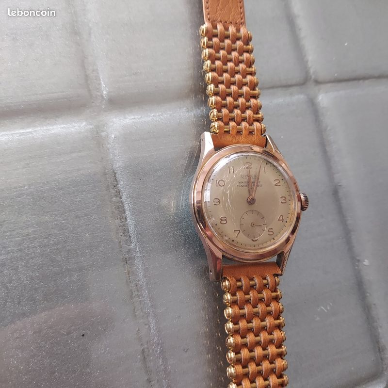 Montre Vintage MARVI Mécanique Suisse Années 40 - Mouvement AS 1194, Fonctionne