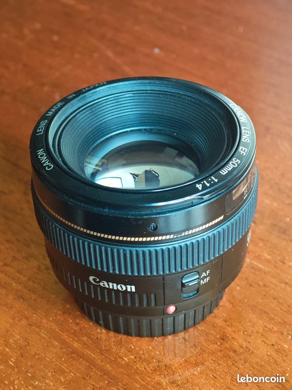Objectif Canon EF 50 Mm F/1.4 USM - Occasion Comme Neuf - Boîte D'origine - Monture Canon