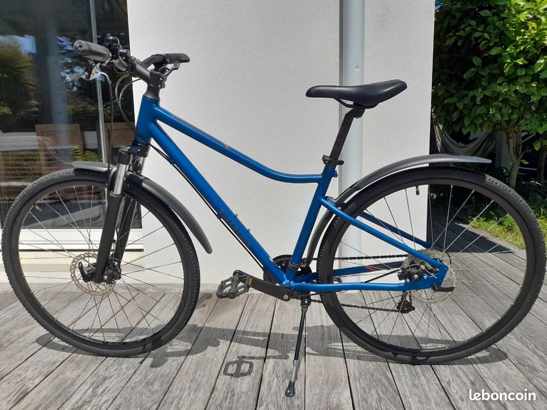 Vtc Velo Femme Avec Panier Decathlon Vélo Btwin Velo Decathlon