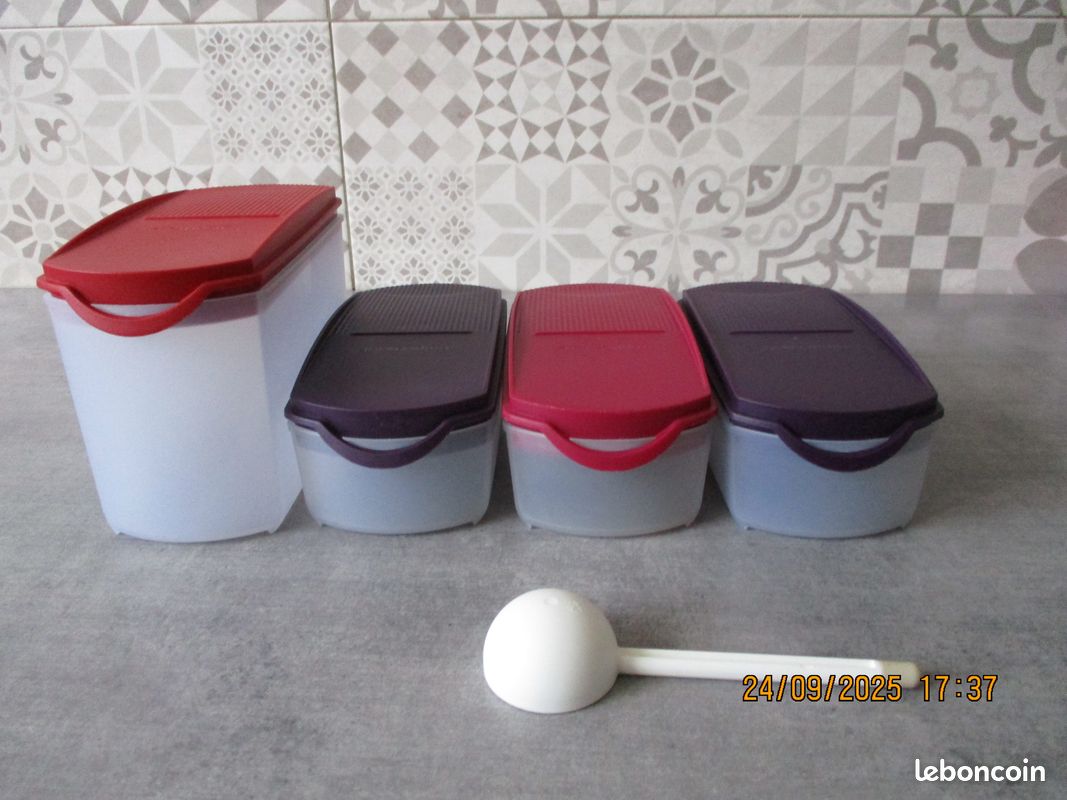 Tupperware Lot 2 Boîtes Modulaires