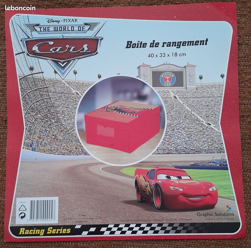 "Cars" - 1 boite de rangement & 1 nasse (image 1)