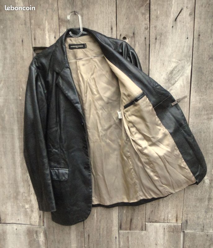 Veste en cuir Marlboro Classics taille L (image 3)