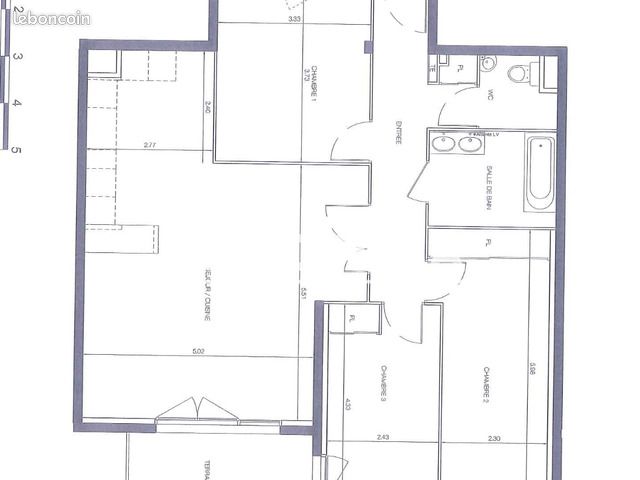 Appartement 4 pièces 91 m² · à Marseille · 91 m² · 1 532 €/mois