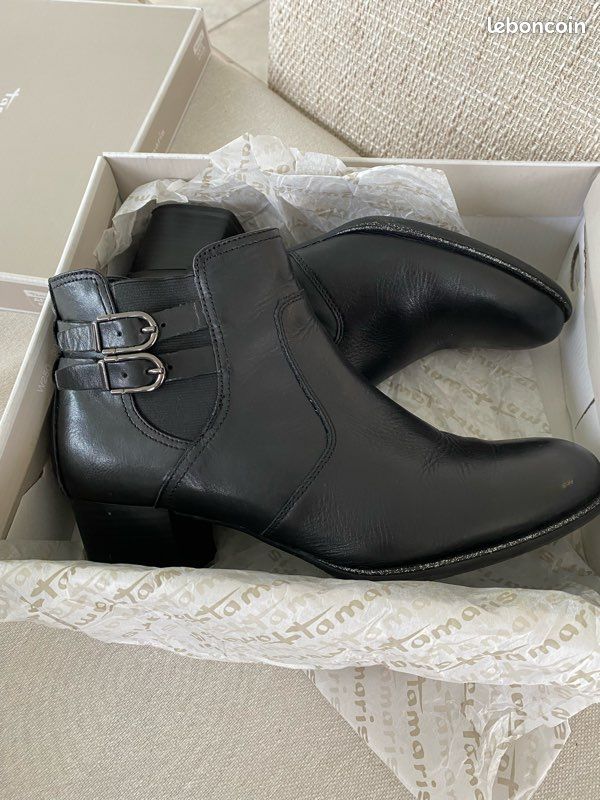 Bottines noires tamaris (image 5)