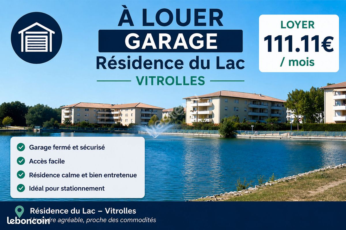 Parking 14 m² · à Vitrolles · 14 m² · 111 €/mois