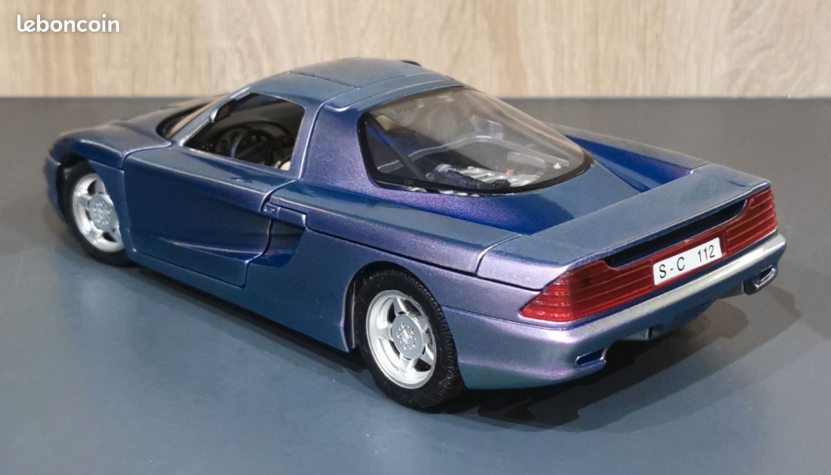 Mercedes-Benz C111 Rouge – Guiloy 1/18 – Miniature De Collection Rare