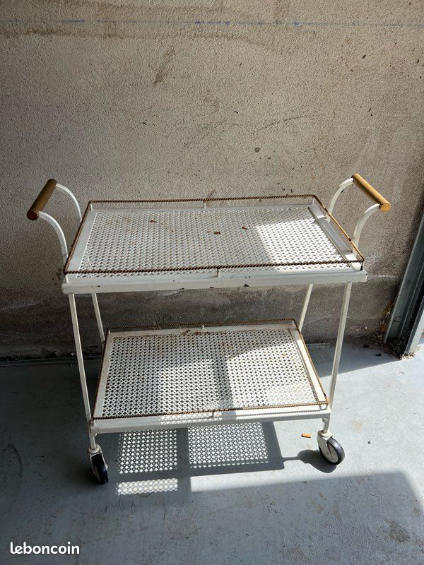 Chariot a roulettes vintage desserte (image 1)