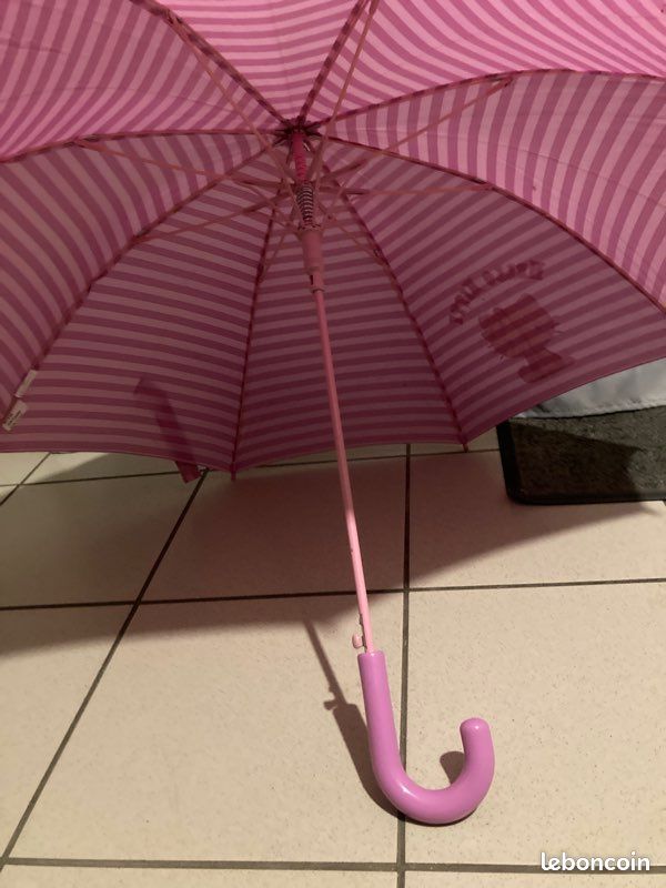 Parapluie Pliant Hello Kitty - Sanrio Rose - Neuf Avec étiquettes (pour écolière/collégienne)