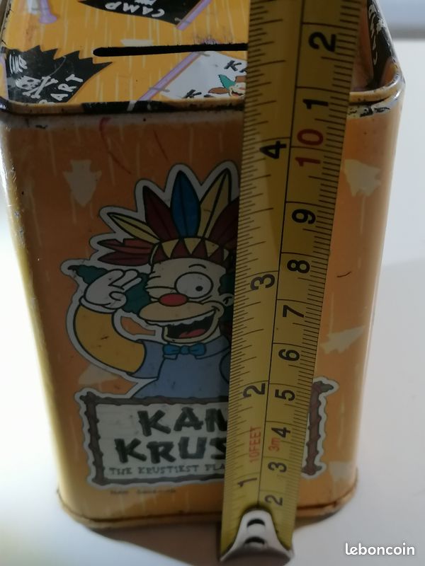 Tirelire Bart Simpson 1996 - Hauteur 24 Cm - Objet De Collection Vintage En état D'occasion