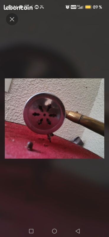 Gramophone style ancien "La Voix de son Maître" - Idéal Déco (image 4)