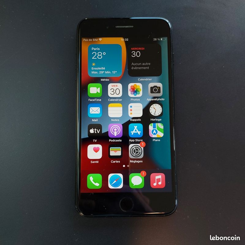 Iphone 7 Plus | 256go | Chargeur | Batterie neuve (image 1)