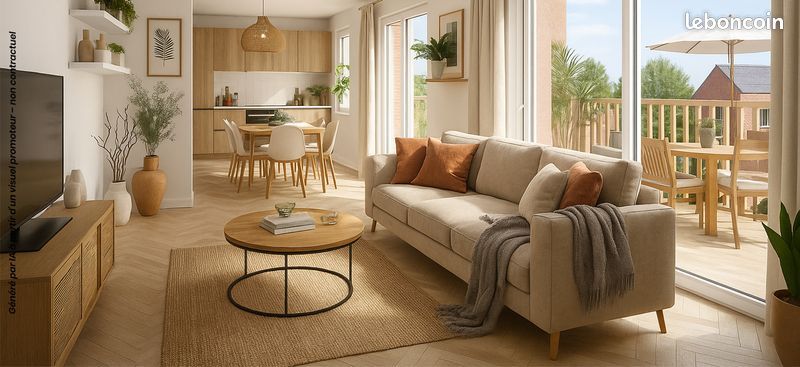 Appartement 3 pièces 62 m² · à Gournay-en-Bray · 62 m² · 217 000 €