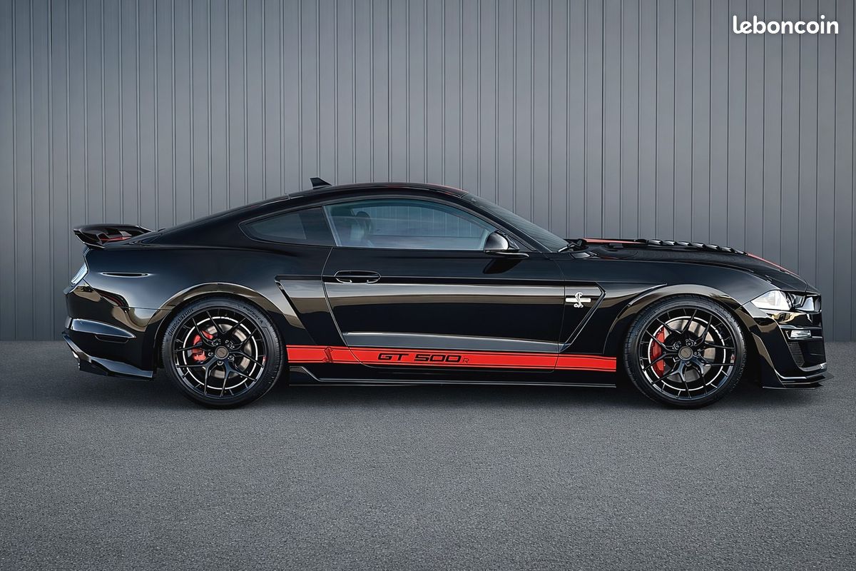 MUSTANG V8 FASTBACK GT 5.0L BVA10 450cv look SHELBY GT500 - malus ecolo + coc inclus - 1er main - Pack premium & confort - HIFI premium B&O + caisson basse - JA 20' - ressorts courts Kw - GTIE 1 an (image 7)