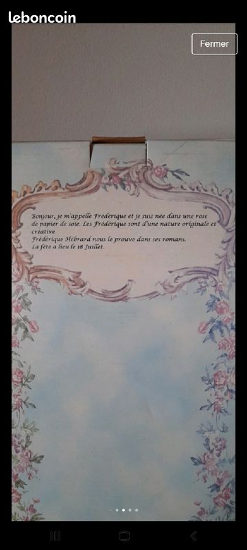 Poupée Frédérique Porcelaine de collection vintage 45cm (image 6)