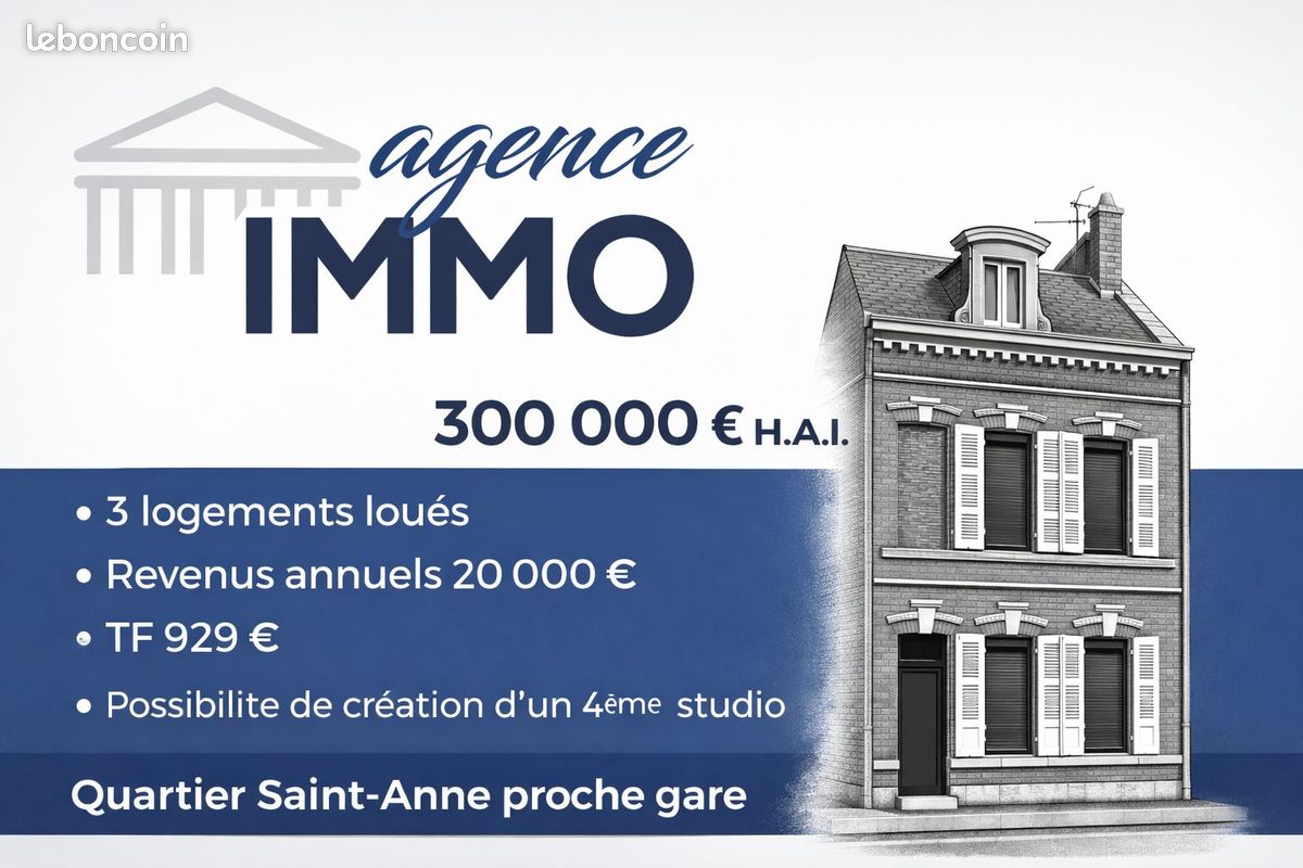 Immeuble 97 m² · à Amiens · 97 m² · 300 000 €