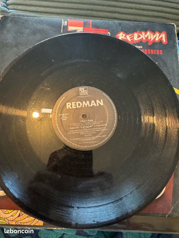Redman – Da Goodness / I Don’t Kare – Maxi vinyle 12” US Def Jam 1998 (image 4)