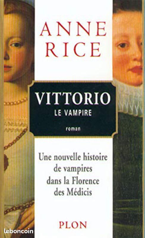 Roman broché VITTORIO LE VAMPIRE Anne RICE (image 1)
