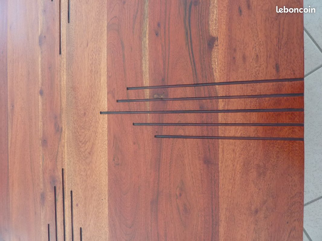 Table basse carrée en bois massif Bois et Chiffons (image 3)