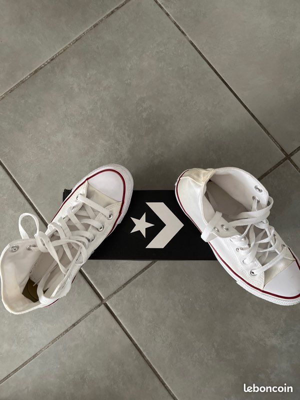 Converse blanche (image 8)
