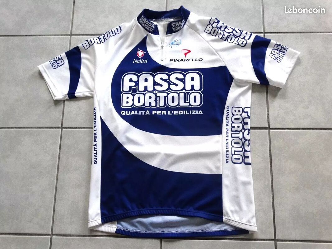 Maillot vélo cyclisme vintage Fassa Bortolo Pinarello Nalini