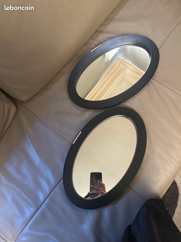 Lot de 2 petits miroirs (image 1)