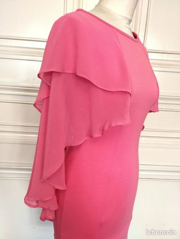 River Island Robe Ceremonie Soirée Cape Mousseline TM (image 2)