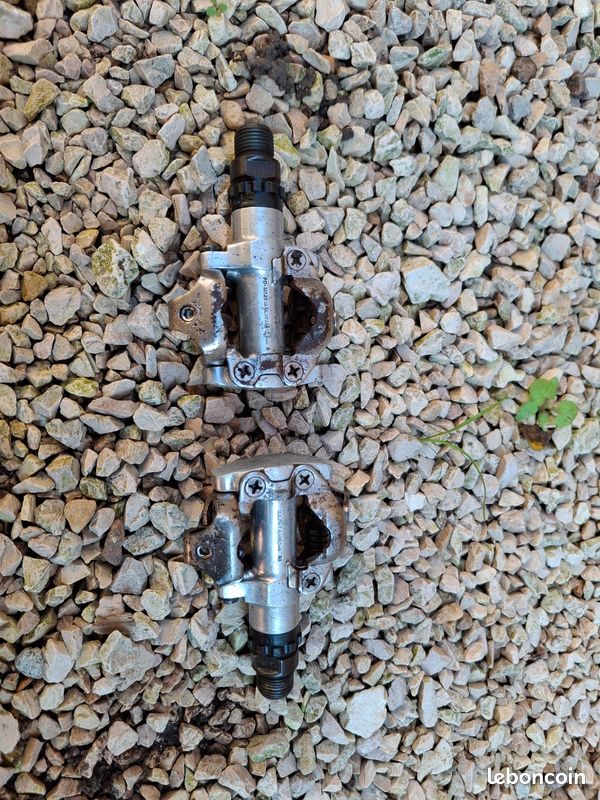 Pedale vtt cyclo cross gravel shimano PD-M520 (image 1)