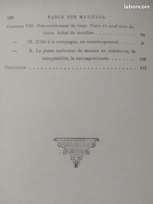 La jeune maîtresse de maison. LAUBOT Marie Edité par Gedalge., 1909 LIVRE ANCIEN (image 4)
