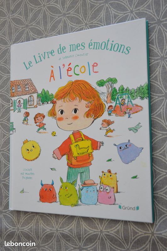 Livre Grund LE LIVRE DE MES EMOTIONS A l'école album rigide (vero68) (image 1)
