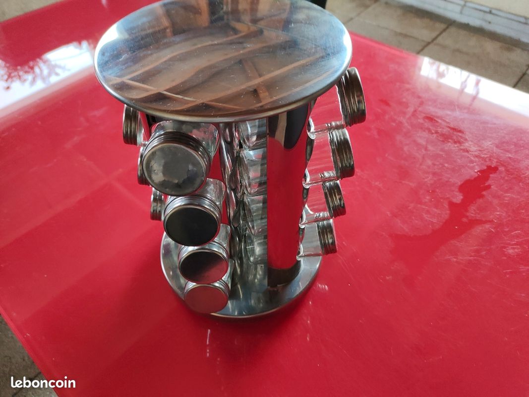 Présentoir à épices rotatif en Inox (image 2)